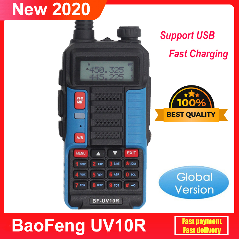 

Baofeng Walkie Talkie 30km Baofeng UV10R 128 Channel VHF UHF Dual Band 2 Way CB Ham Radio UV-10R Better Than UV 5R UV-82