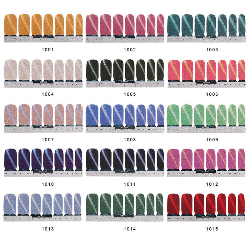 

Full Wrap Gradient Nail Stickers Self-Adhesive Nail Art Decal Strips Manicure Decoration Kit for Women Girls DIY Supplie M88, 1004