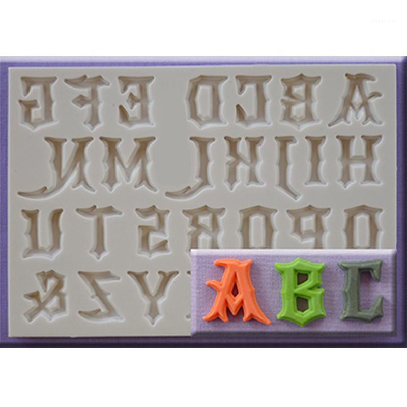 

Yueyue Sugarcraft 1 piece Capital/Letter/Number silicone mold fondant mold cake decorating tools chocolate gumpaste1
