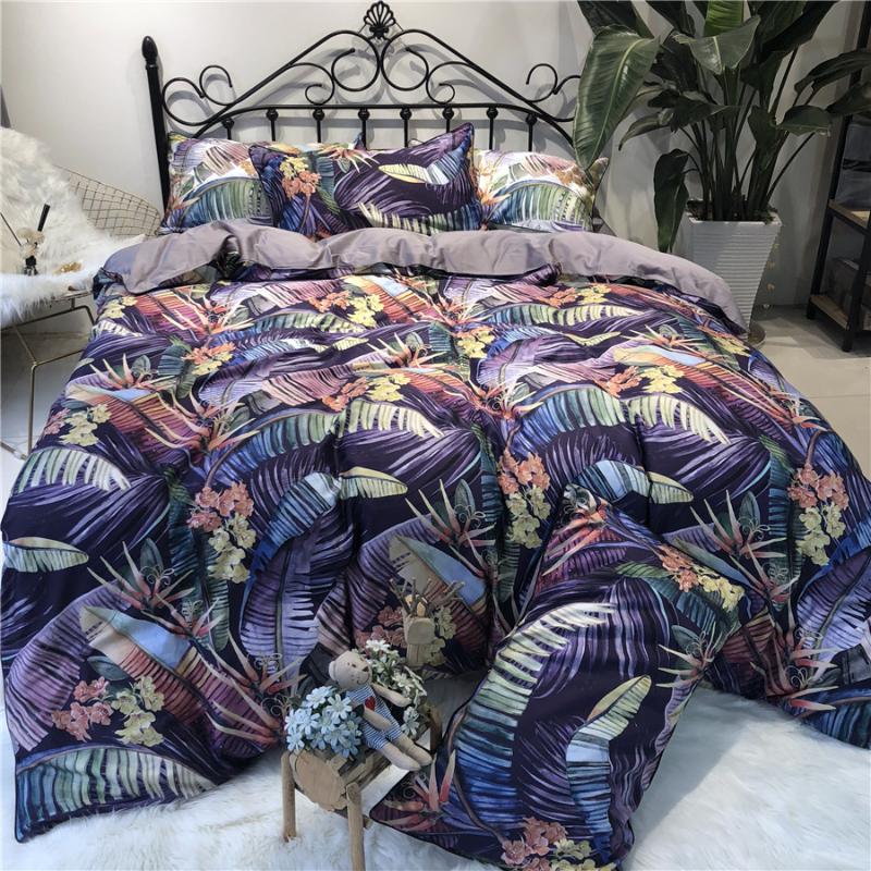 

Pure Egyptian Cotton Bedding Set 60S Luxury Nordic Noble Royal Duvet Quilt Comforter Cover Pillowcase Bedspread Home Textile