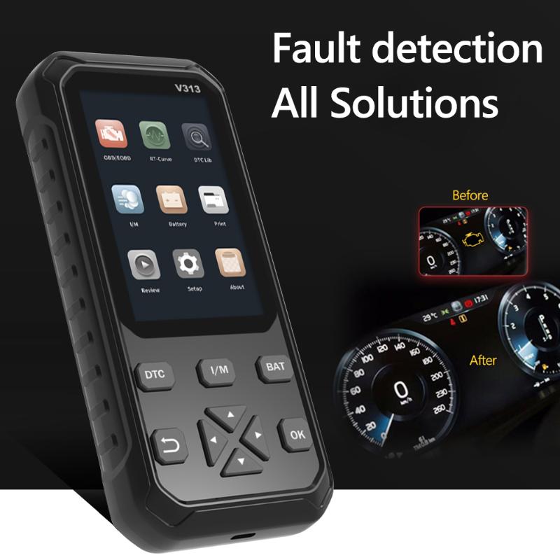 

2 in 1 OBD 2 II Car Diagnostic Tool Battery Detector for Windows Android Auto Diagnostic Scanner Tool Interface Adapter