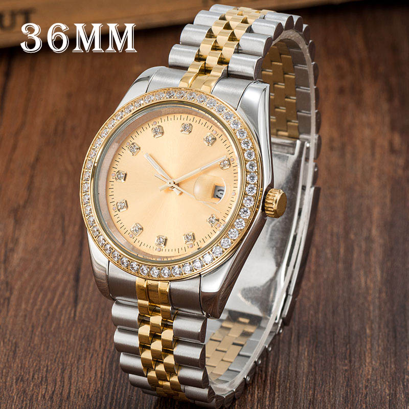 

Men's Automatic Mechanical Watch 36/41mm Full Stainless Steel Luminous Water Resistant MM Ladies Couples Classic montre de luxe, Sapphire crystal