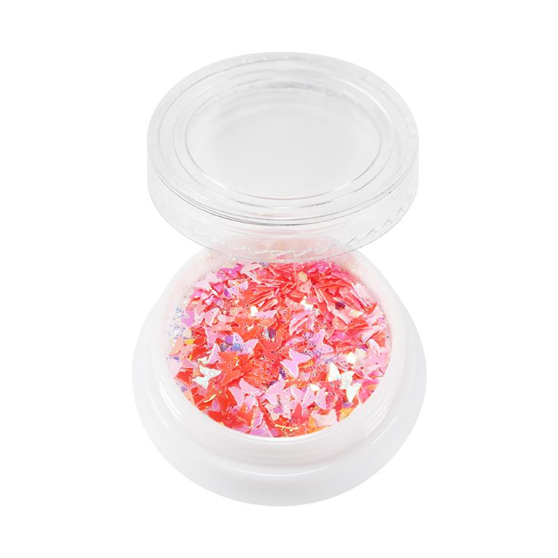 

1 Boxes 3D Butterfly Glitter Nails Glitter Sequin Chunky Butterfly Nail Sequins Nail Art Flake DIY Decals