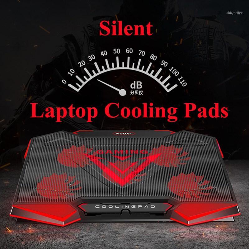 

Professional Gamer 18 Inch Gaming Laptop Cooler Five Fan Led Screen Dual USB Port 1400 RPM Laptop Cooling Pad with Stand1