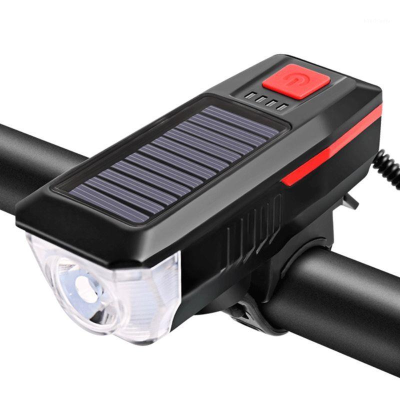 

Solar Energy Super Bright Bicycle Headlights Front LED Lights Dustproof Riding1