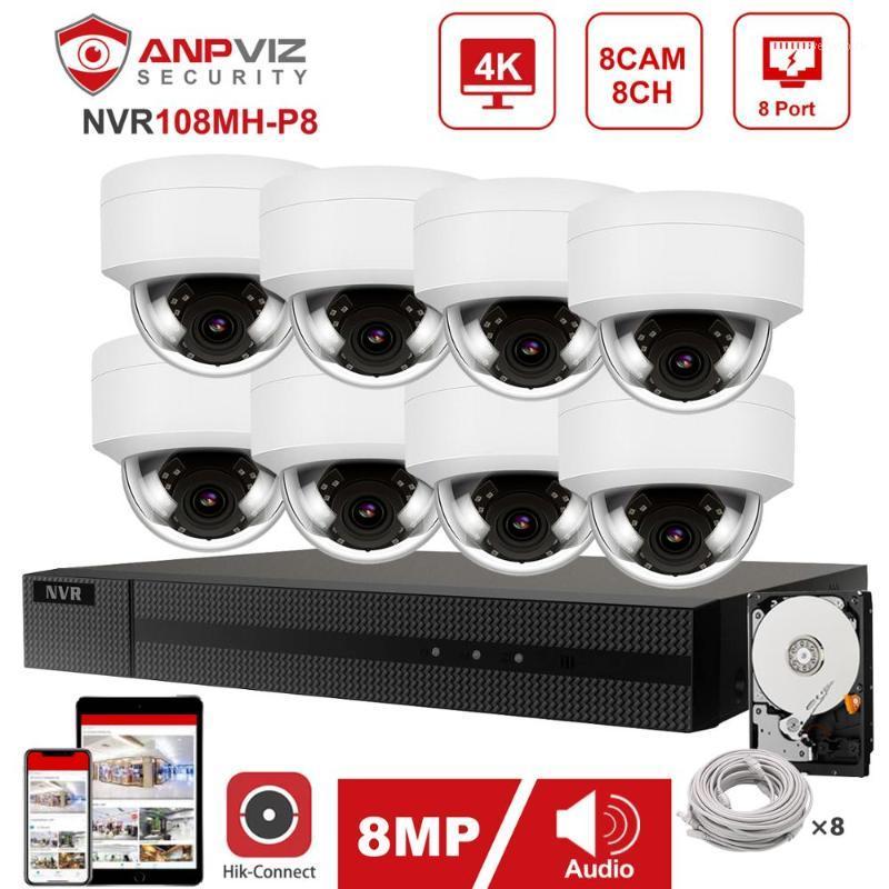 

Hikvision OEM 8CH 4K NVR Kit 4/6/8pcs 8MP POE IP Security System 4K IP Camera Indoor/Outdoor IP66 Plug & Play 2.8mm Hik-Connect1
