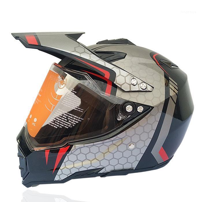 

One-Piece Full Cover Four Seasons Scrambling Motorcycle Helmet Road off-Road Racing Downhill Pedal Helmet Male1, Logo 4