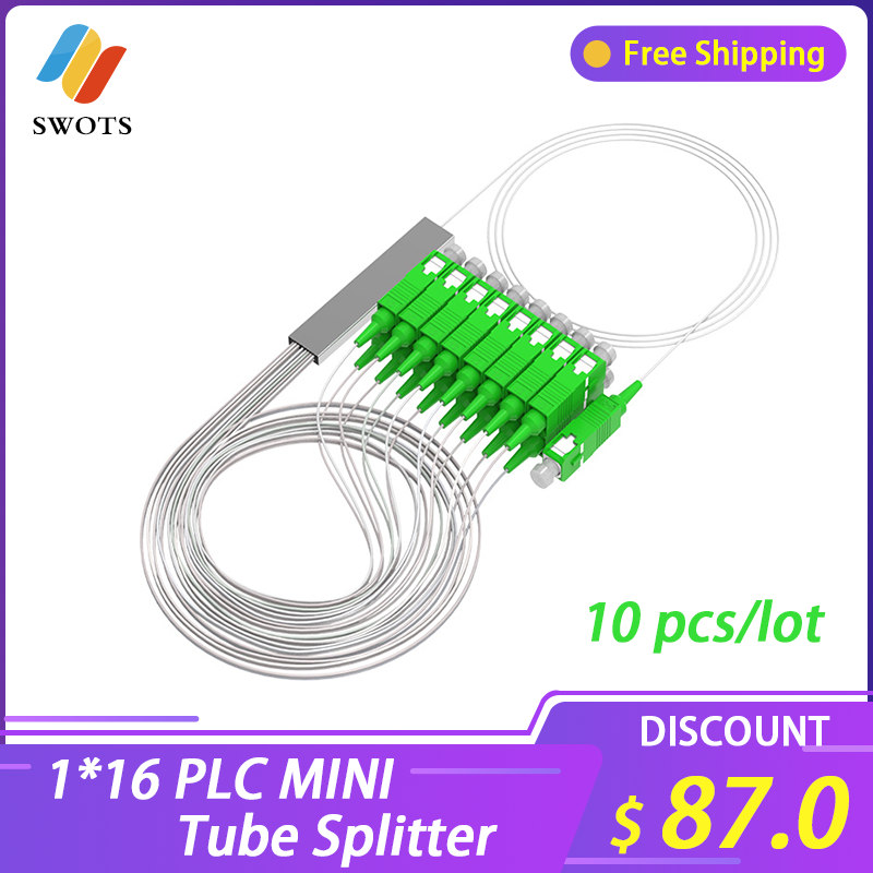 

1X16 PLC SC/APC SM 0.9mm High Quality 1m FTTH Fiber Optic Splitter