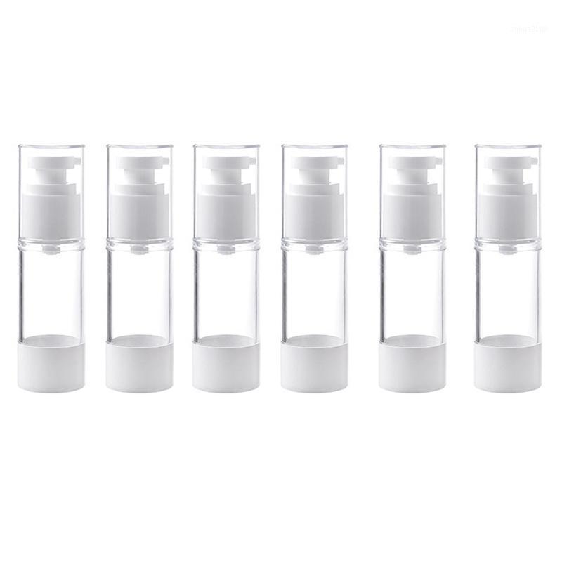 

6 Pcs/Set Small Mist Spray Bottles Vacuum Emulsion Bottle Traveling on Business Bottling 30Ml Press Pump Lotion Bottle1