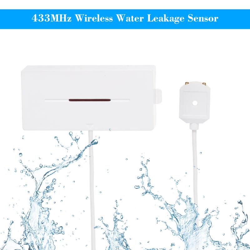 

eWeLink 433MHz Wireless Water Leakage Sensor Water Leaks Intrusion Detector Alert Level Overflow Alarm