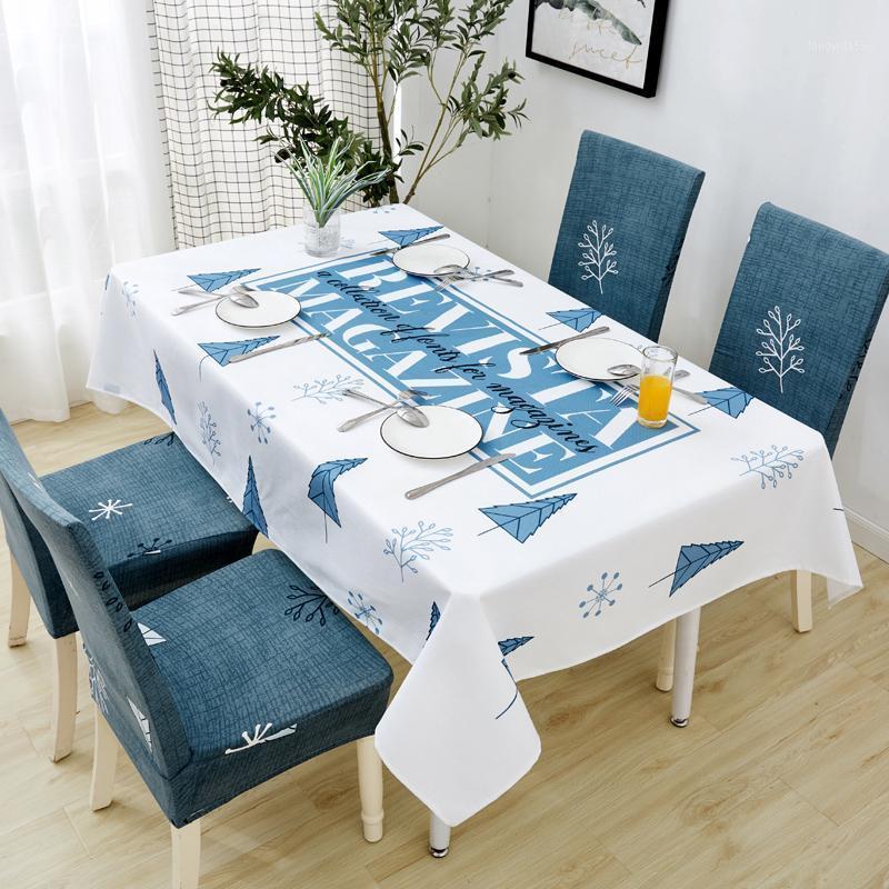 

35 New Geometric Printed Waterproof Table Cloth Rectangula Decorative Cotton Linen Tablecloth Dining for Kitchen Home1