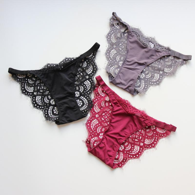 

Voplidia Women Sexy Lingerie Peacock Underwear Lace Sexy Low Waist See Through Seamles Panties Red Pink Black Women Briefs Pants