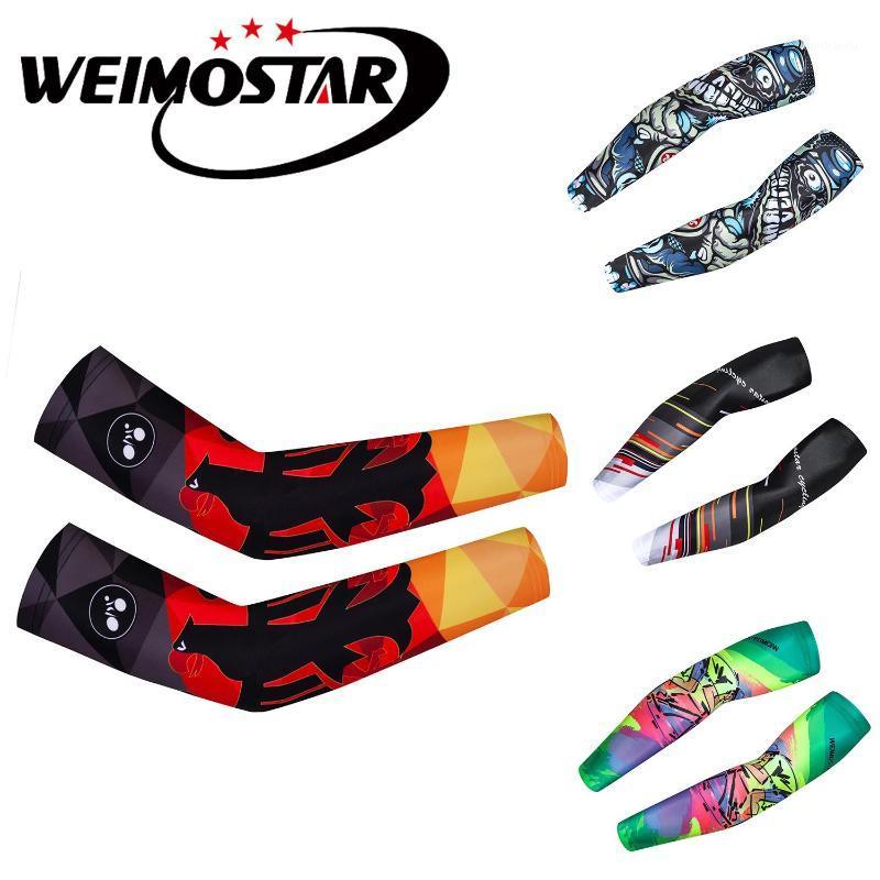 

Summer Men Bicycle Arm Warmers Women Sports MTB Road Bike Arm Sleeve UV Protection Racing Sport Basketball Cycling Sleeves1, Cd2501