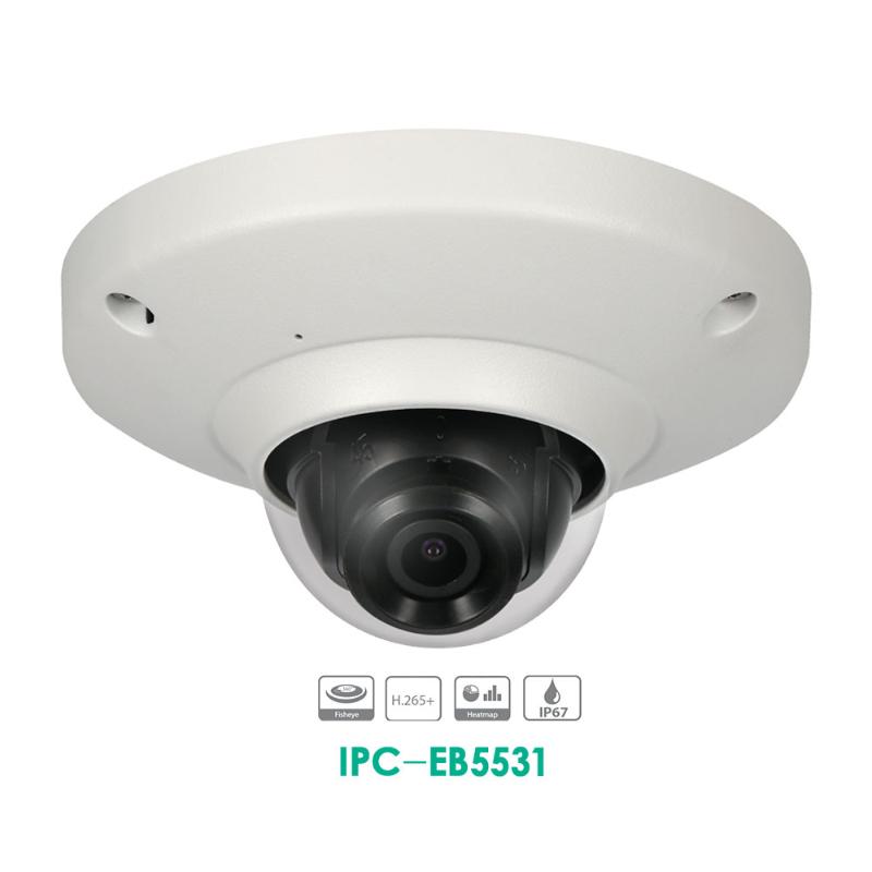 

5MP Panaromic Network Fisheye Camera IPC-EB5531 IP Camera Built-in Mic CCTV H.265/H.264 Mini Dome IPC IP67 PoE Detection