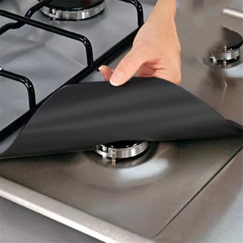 

1/4PC Stove Protector Cover Liner Gas Stove Protector Gas Stovetop Burner Kitchen Accessories Mat Cooker Cover1