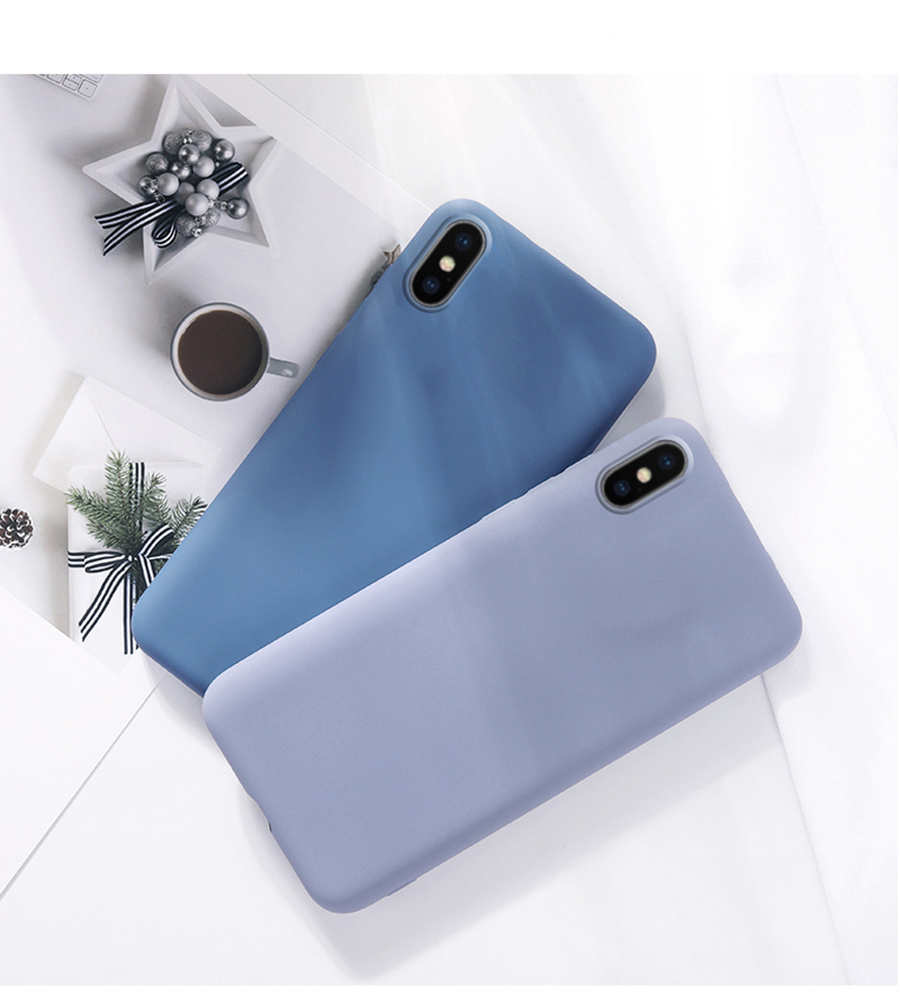 

New Case For iPhone SE 2020 6/6s 7plus/8plus X/XS XR XS Max Liquid Silicone Shockproof Bumper Phone Case shell