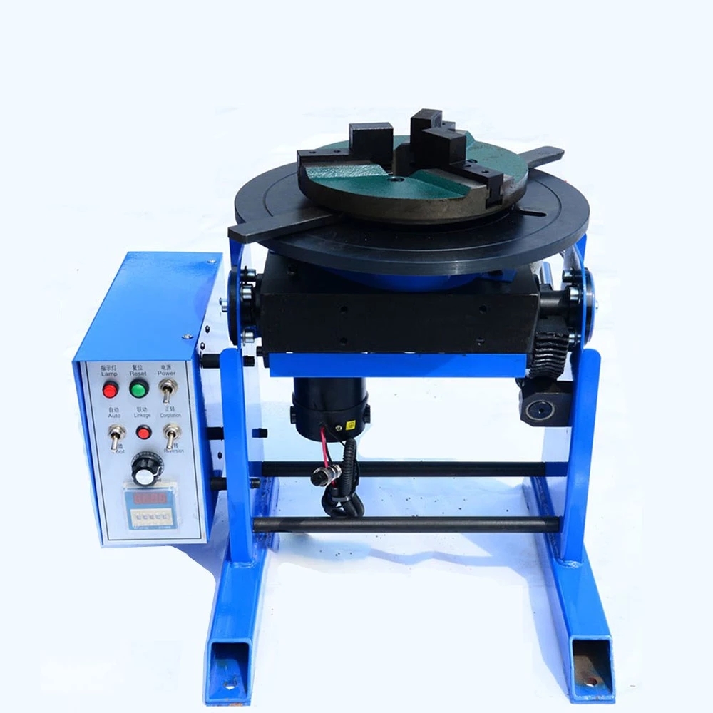 

New arrival 2020 30KG Girth Welding Positioner Welding Turntable 1-15r/min 0-90 Degrees 310mm HD-30 220v