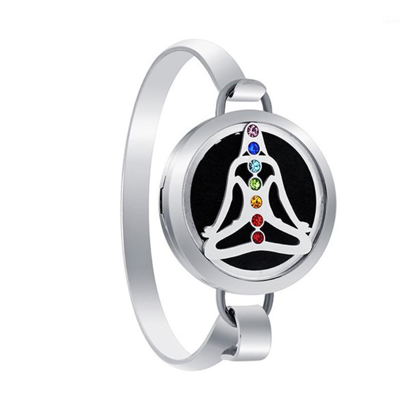 

CdyBox Women Stainless Steel Locket Perfume Hollow Bracelet for Girls1