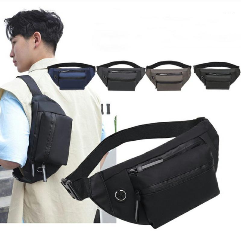 

Storage Bags Waterproof Man Waist Bag Fashion Chest Pack Outdoor Sports Crossbody Casual Travel Unisex Bum Belt