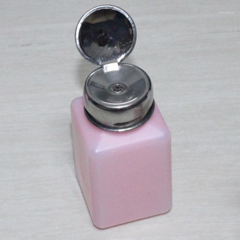

200ML Empty Pump Dispenser Nail Art Polish Gel Liquid Alcohol Remover Bottle DIY Nail Art Pressing Bottle1