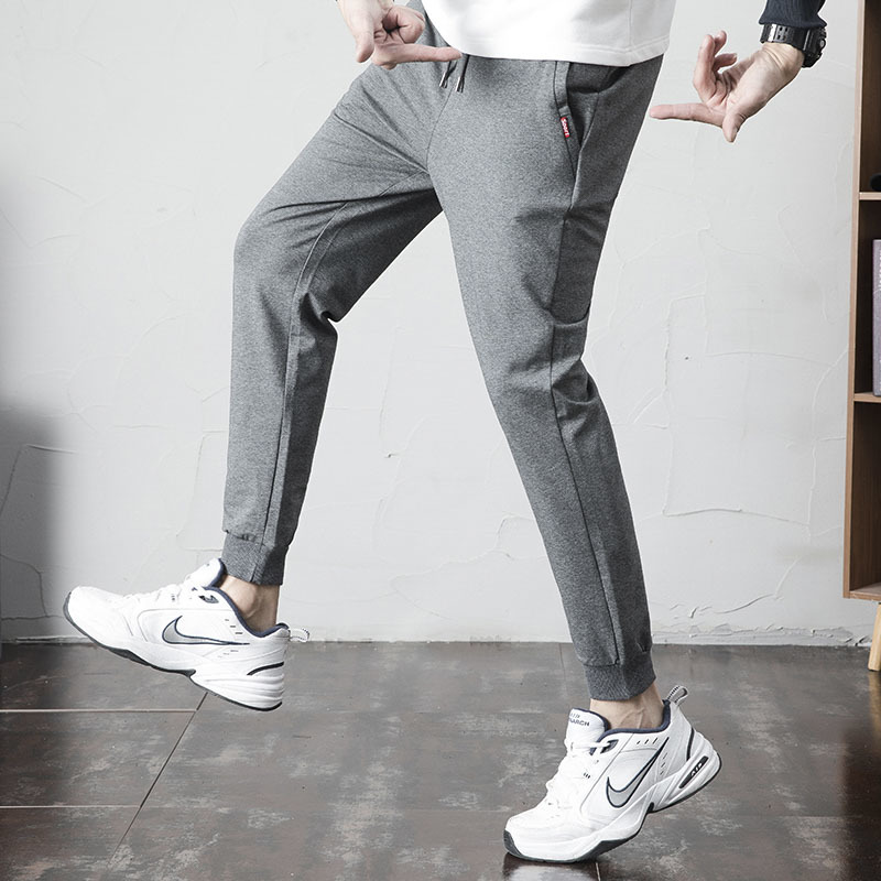 

2021 New Men Sportswear Train Bottoms Jogger Sweatpants Magras 95% Cottonpants Academics Men's Trousers Trail K341 N2OR, Black