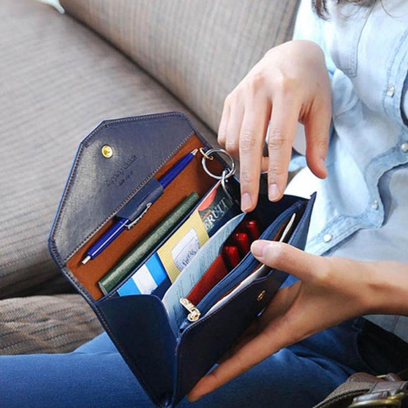 

Passport Holder Travel Wallet Bag ID Card Document Case Organizer bagFashion wallet