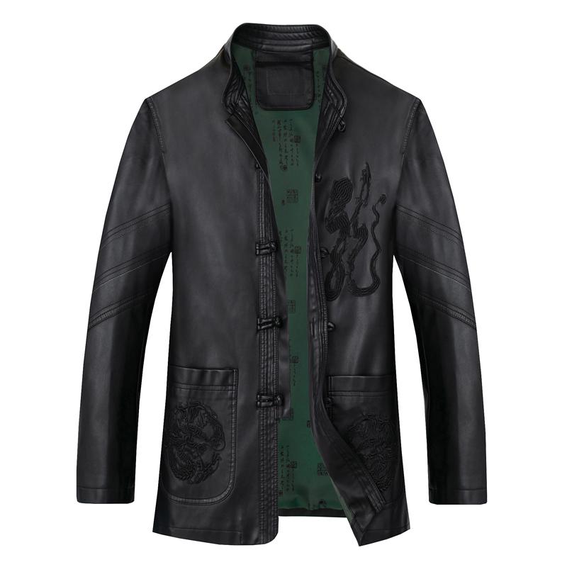 

2020 New Arrive Motorcycle Leather Jacket Men Men's Leather Jackets Fashion Street Style Masculina Mens Coats, Black