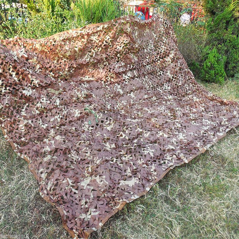 

Desert Sun Shelter Camouflage Net Outdoor Travel CS Camo Netting Cloth Garden Hide Cover Net for Hunting Sports