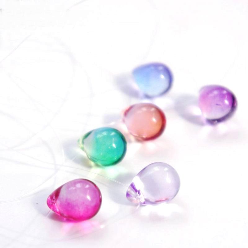 

Chokers Simple Transparent Invisible Fishing Line Water Drop Glass Choker Necklace Women Gifts 2021 Fashion Jewelry Wholesale