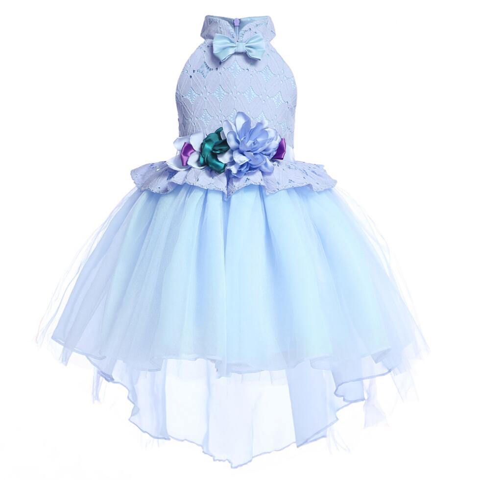 

Children Party Vestidos Flower Girls Dresses for 1-10 Years Baby Girls Clothes Elgent Dew shoulder Princess Wedding Dress Lace, Pink