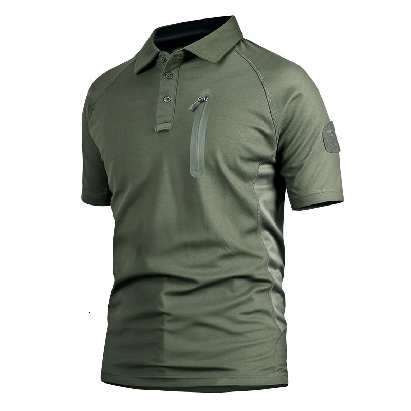 

2021 New Men's Summers with Short Sleeves Breathable Dry Quick Military-style Sniper T-shirt, Soldier T-shirt 51v1, Black