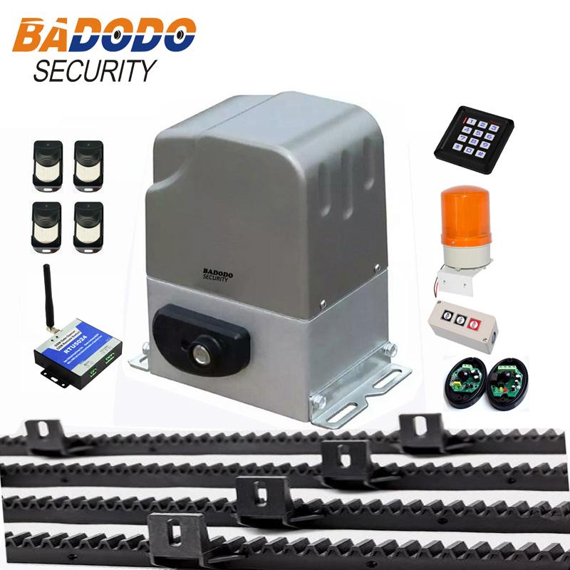 

Heavy duty 800kg to 1000kg with 6m7m nylon racks alcano Automatic sliding gate opener motor operator kit with optional parts