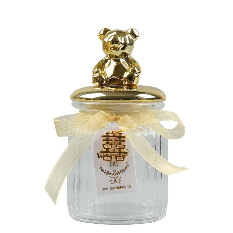 

Brand New Sweet Animal Clear Glass Wedding Favors Gift Box Package Party Favor Pink Bags Wedding Bridesmaid Gift Jewelry Storage