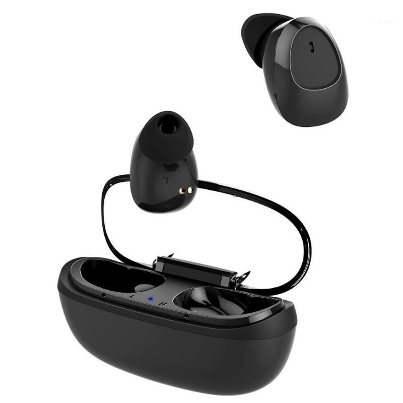 

TWS Bluetooth 5.0 Earphones, 2500mAh Charging Box, 9D Wireless Earbuds, Water Resistant Stereo Sports with Mic1, White