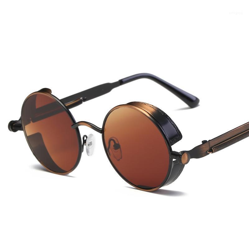 

Sunglasses Steampunk Goggles Men Women Luxury Round Sun Glasses For Ladies Retro Circle Vintage Male Female1