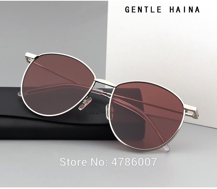 

Sunglasses 2021 Luxury Gentle Brand Round Metal Titanium Men Women Glasses Night Vision Eyeglasses Purple Lens UV400 With Box