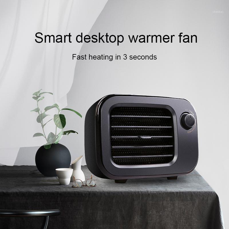 

New Mini desktop heater PTC Ceramic Heating Electric Heaters Fan for home office portable Fast Power save Portable Smart Warmer1