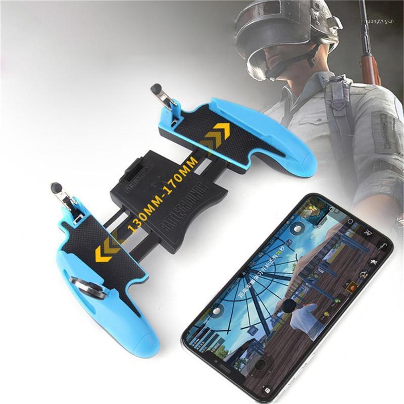 

Z8 Mobile Gamepad Controller Game Pad Joystick PUBG Game Fire Button Aim Key L1R1 Shooter Trigger with Phone Holder1