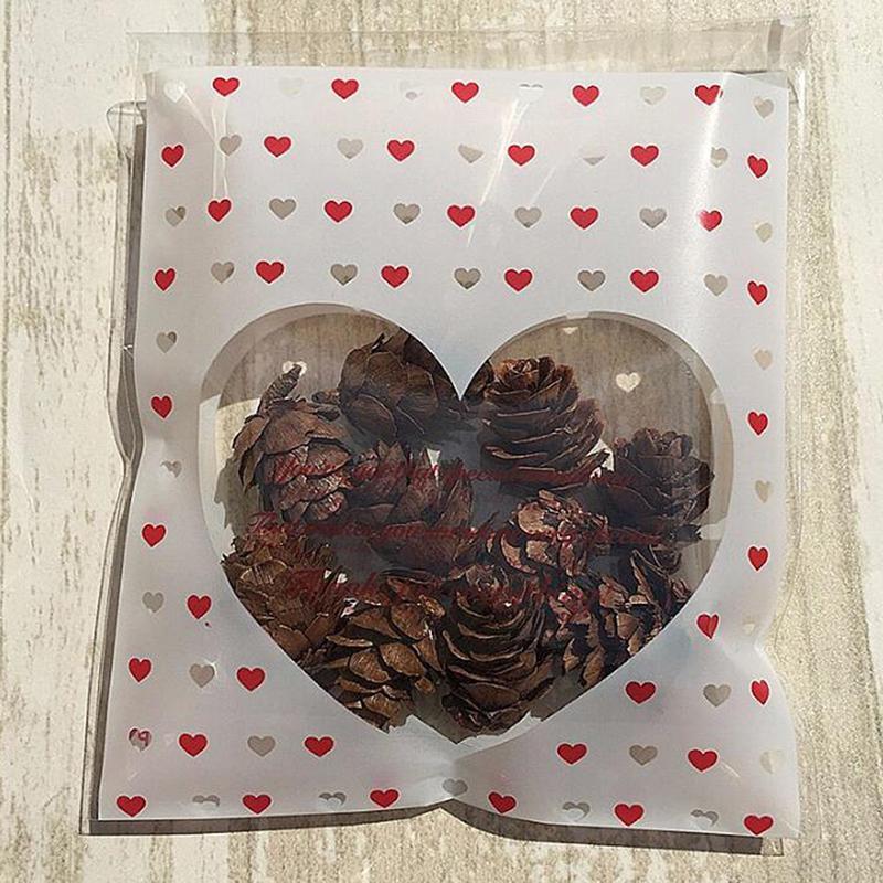 

Special Love Cookie Candy Self Adhesive Packing Bags Plastic Biscuit Cupcake Baked Package Pouches 7*7cm 100 PCS/pack1