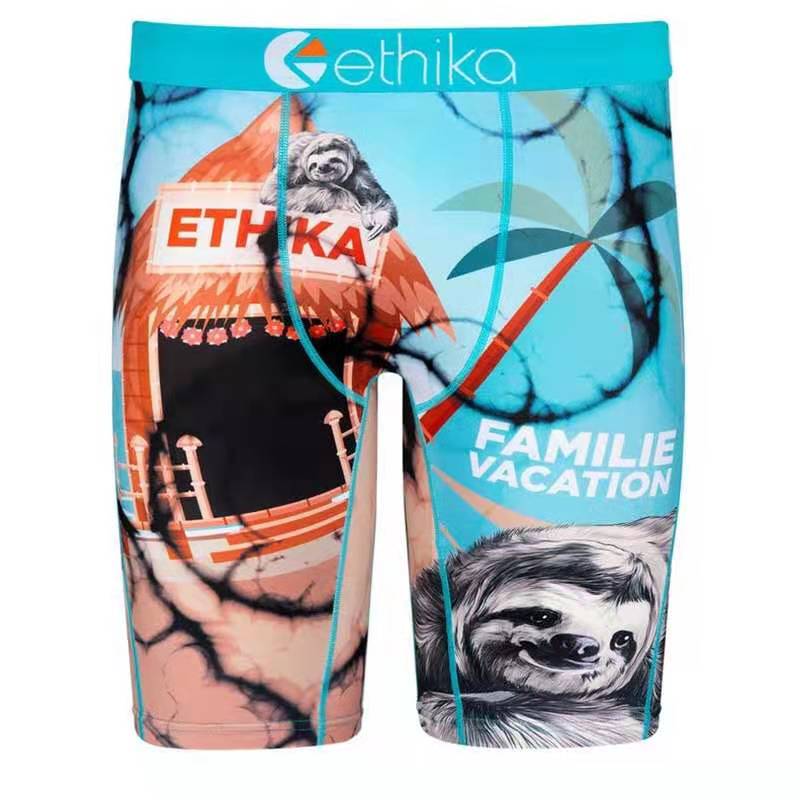 

Fashion men boxer Hollywood 3D printing Ethika boxer men' daily heavy boxer underwear random delivery 0056989