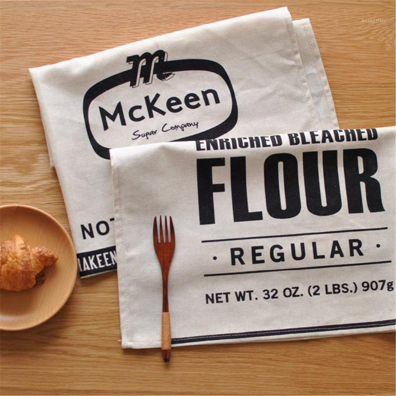 

FUYA Modern Black& White Minimalist Style Home Cotton Deck Napkin Table Cloth Ethnic Style Roasted Series Mat Pads1