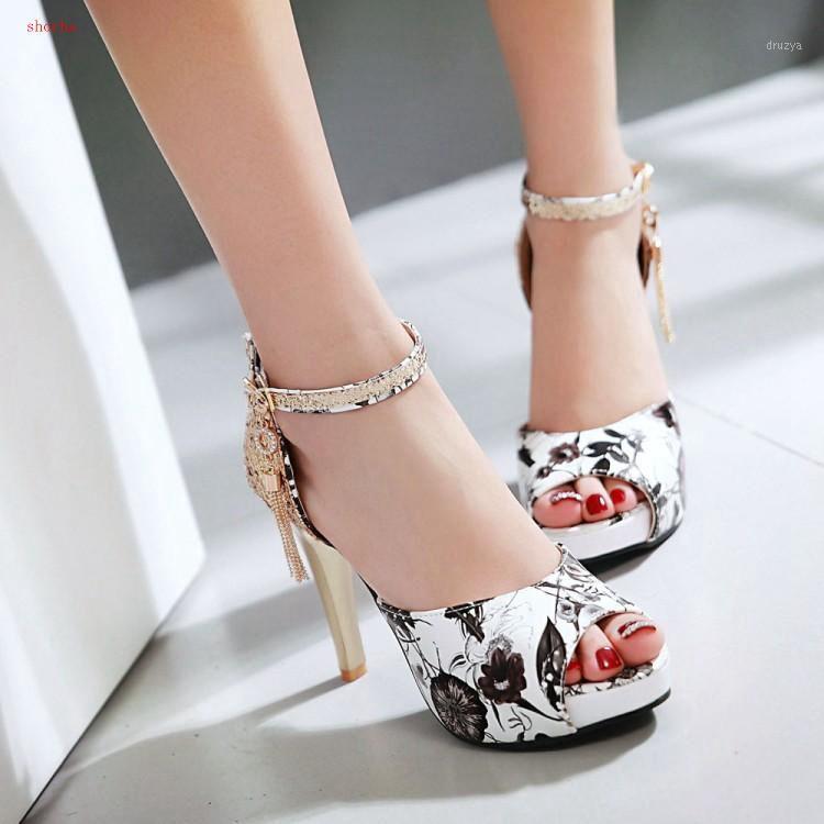 

Women Pumps Sexy Summer Women's sandals High Heels Woman Party Shoes Slingback Buckle Strap Female Dress Shoes Plus Size1