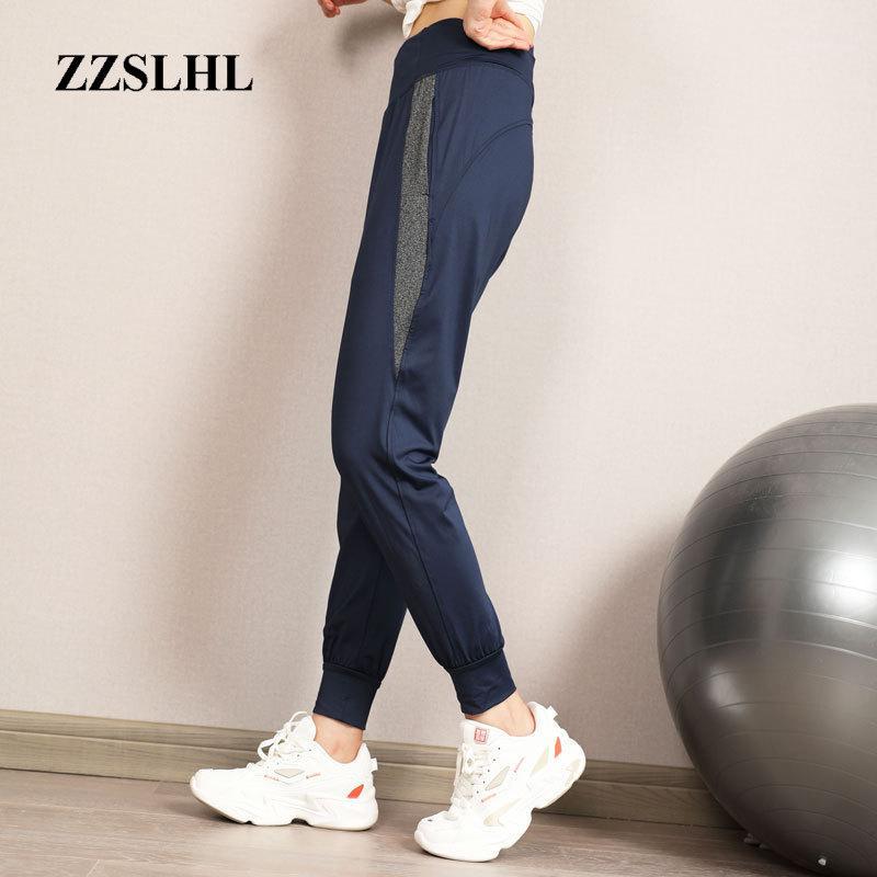 

Large Size High Waist Fitness Pants Women' Loose Sports Running Trousers Tapered Gathered Yoga Pants High Sweatpants1, Black