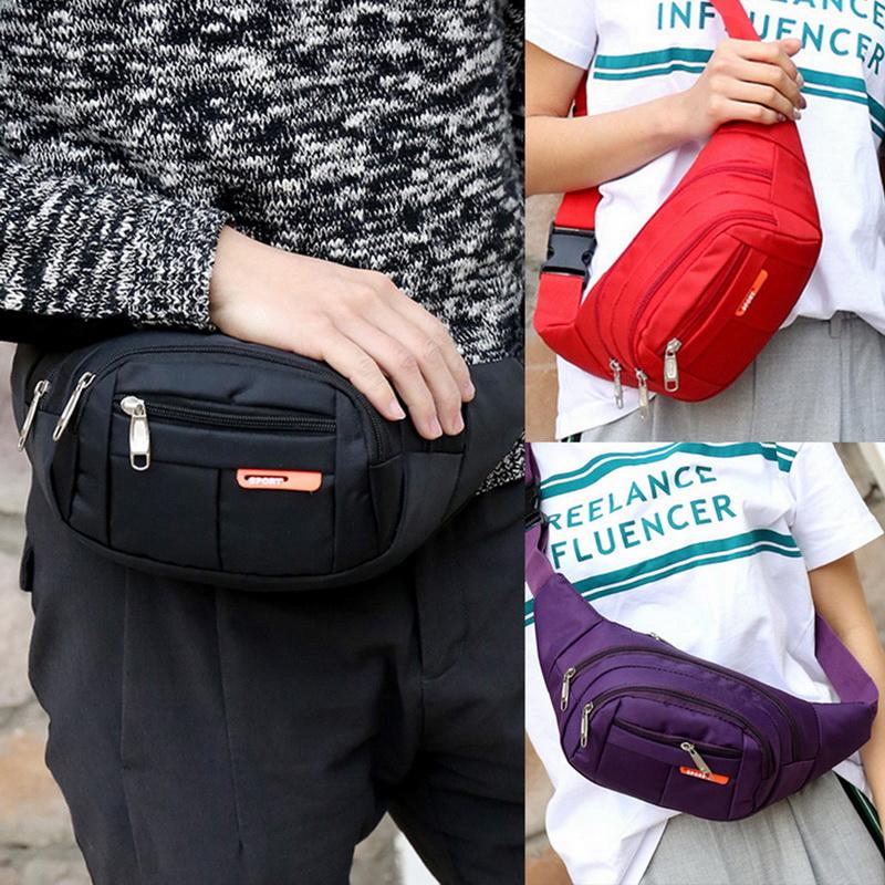 

Waist Bag Men`s Belt Bag Travel Men Fanny Pack Hip Bum Bags Female Purse Ladies Belly Pouch for Phone Coins, Green
