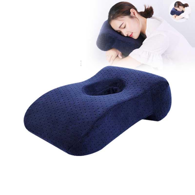 

Memory Foam Tourist Trip Head Pillow Student Back Cushions Office Sleep Pad Seat School Desktop Massage1