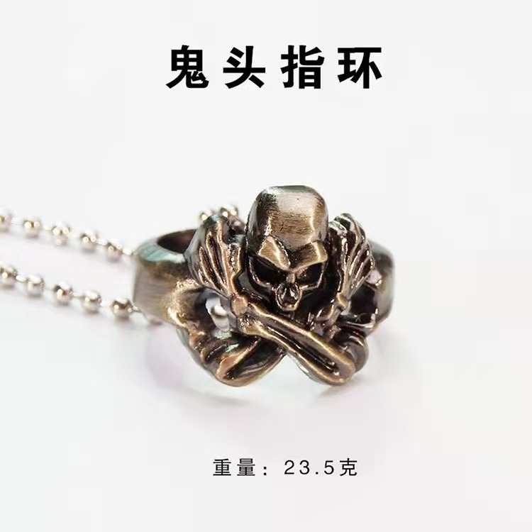 

20 Car emergency escape window breaker body finger tiger two fingers four fingers metal adult self-defense equipment ring#5126