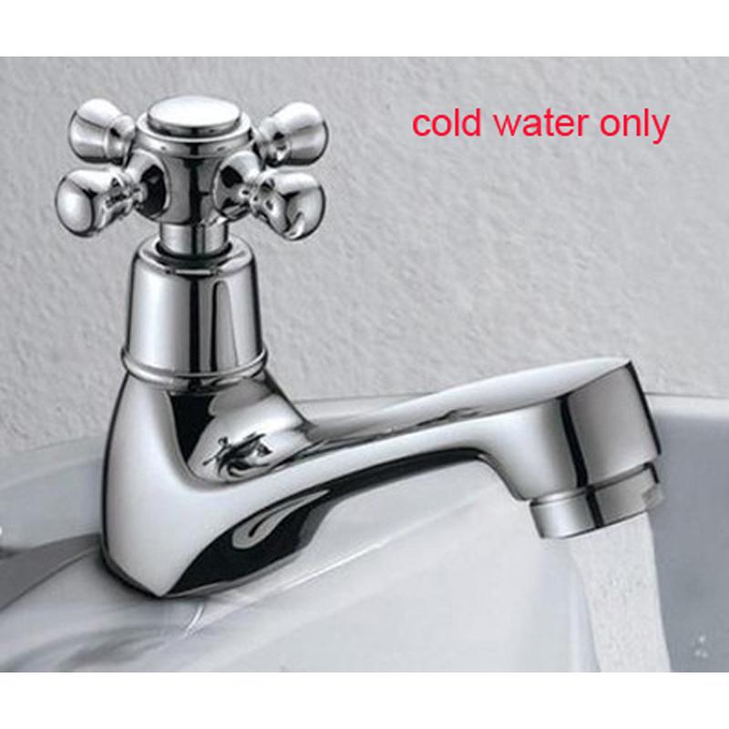 

Bathrom Basin Faucet Cross Handle Cuba Torneira Para Banheiro Cold water tap Faucet for Wash Basin