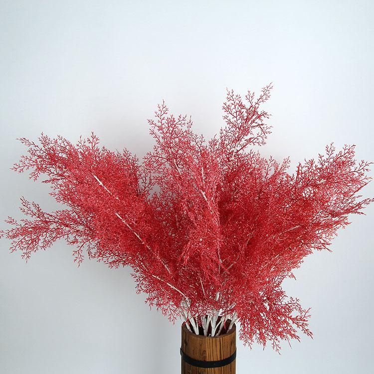 

High-quality Imitation Fog Pine Desktop Decoration Plastic Craft Flowers Artificial Silk Flower Handmade Flower Wedding Decorati, Pink