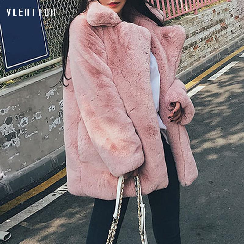 

Autumn Winter Long Faux Fur Coats Female Elegant ' Jacket Thick Warm Soft Overcoat Coat Casual Outwear 2XL, Gray