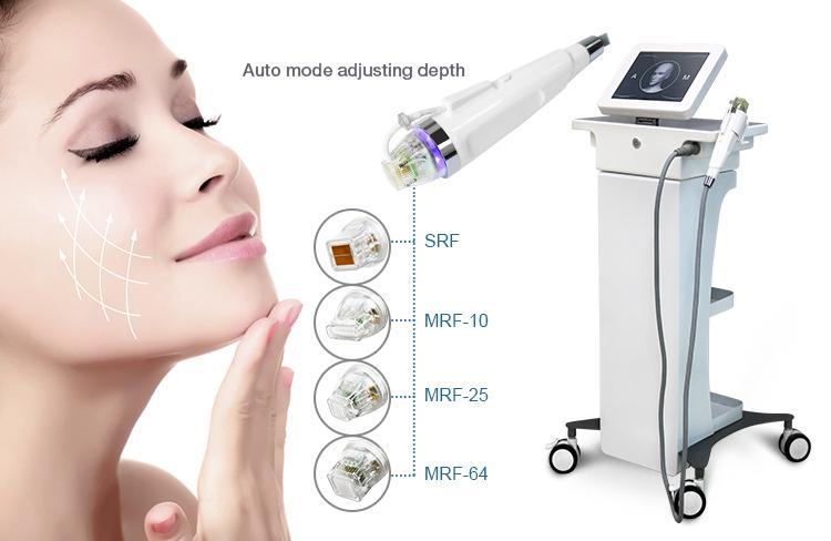 Updated 2 handles Portable Fractional RF microneedle acne scar removal rf microneedling machine